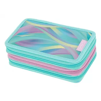 Penar Herlitz TriCase Minty Love, 31 piese, poliester, trei compartimente, 3 fermoare 400205914