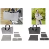 Geantă Desk Sharing SIGEL BAB02 Basic L, gri închis, set de 5 piese