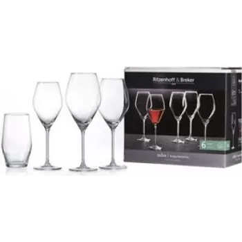 Pahar de vin roșu Ritzenhoff & Breker SALSA 470 ml, transparent, rezistent la mașina de spălat vase, înălțime 250 mm, 1 bucată 315806