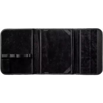 Mapă pentru documente de măsurare PARAT Basic 5650017061, neagră, piele sintetică, A4, 2 inele, cu fermoar
