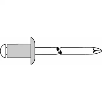 Nituire oarbă Gesipa Al/St 4x16mm Standard KS 10,5-12,5mm (pachet de 500) 1454030