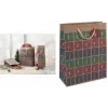 Pungă cadou de Crăciun SIGEL GT044 cu decupaj, mică, carton kraft maro 157 g/m², 1 bucată