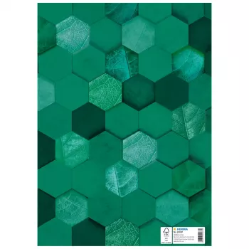 Coperți pentru caiete HERMA X, carton, DIN A4, verde închis, 10 bucăți 20087