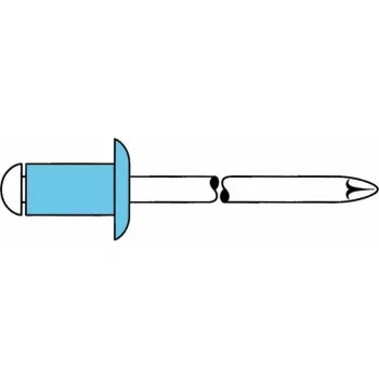 Nituire oarbă GESIPA din oțel inoxidabil A2, 5x8 mm, cap bombat, interval de prindere 2-4 mm (6330924) 6330924 LEGIERUNGSZUSCHL