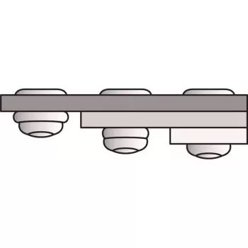 Nituire oarbă GESIPA PolyGrip 4,8 x 17,0 mm aluminiu/oțel, 500 bucăți 1433833