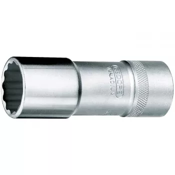 Cheie tubulară lungă GEDORE D 19 L 13, 13 mm, antrenare 1/2 inch, profil UD 6140170