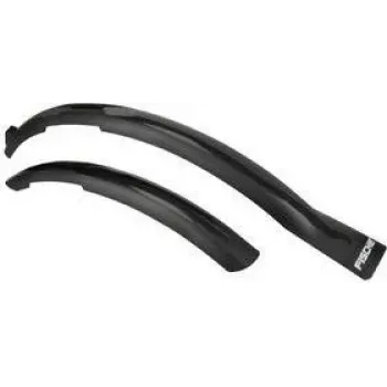 Set de apărători de noroi pentru bicicletă FISCHER, 26-29 inch (66,04 - 73,66 cm), plastic durabil cu întăritură laterală 30763