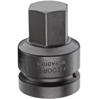 Cheie tubulară de impact GEDORE 1 inch hexagon 27 mm, lungime 60 mm, fosfatată 1956582