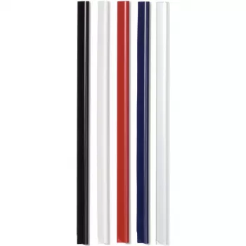 Șine de prindere DURABLE A4 3 mm, pachet de 50, negru 293001
