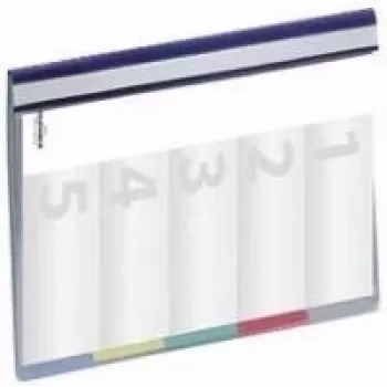 Mapă de organizare DURABLE DIVISOFLEX A4, 5 compartimente, albastră 255706