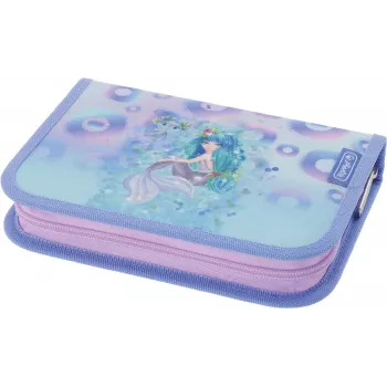 Penar umplut Herlitz Mystic Mermaid, 31 piese, albastru/roz, poliester 300001564
