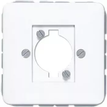 Capac JUNG CD 568 WW pentru conectori XLR (seria P), duroplast, seria CD, alb alpin