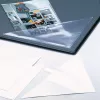 Buzunare triunghiulare autocolante DURABLE CORNERFIX® 75x75 mm, transparente, 100 bucăți 828119