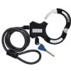 Antifurt cu cablu FISCHER cu suport de cadru, 1200 mm, închidere cu cheie tip cătușe, negru 50745