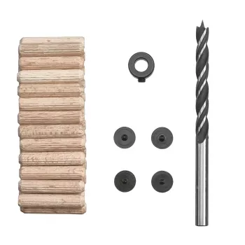 Set de burghie elicoidale pentru lemn kwb 028066, 31 piese
