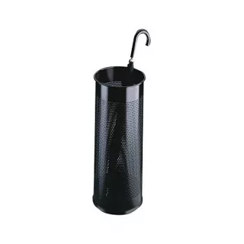 Suport de umbrele rotund din metal Durable, 28,5 L, negru (335001)