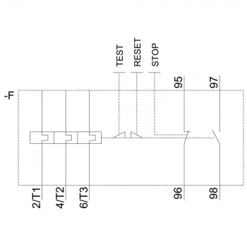 Releu de suprasarcină SIEMENS 11-16 A, clasa 10, S0, 3 poli, 1NO+1NC, borne cu șurub, 3RU2126-4AB0