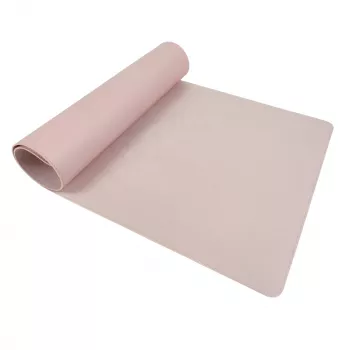Covoraș de birou HELIT the flat mat 800 x 400 mm, roz, PVC, rezistent la apă, protecție pentru birou H2525126