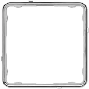 Ramă de aplicație JUNG CDP 81 GCR, CD PLUS, termoplastic, crom lucios (galvanizat)
