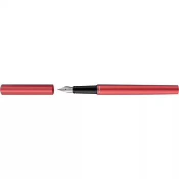 Stilou Pelikan Ineo Elements, roșu aprins, metal mat eloxat, peniță din oțel inoxidabil polizat M, 1 bucată (300009909)