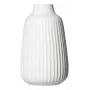 Set de 2 vaze decorative pentru flori Ritzenhoff & Breker SANREMO, gresie albă, 240 mm, structură canelată, 746655