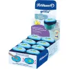 Ascuțitoare dublă cu recipient Pelikan griffix, albastru, pentru creioane standard și jumbo 300008247