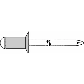 Nituire oarbă Gesipa Al/St 4x8mm cap înecat KS 3,0-5,0mm (pachet de 500) 1433512