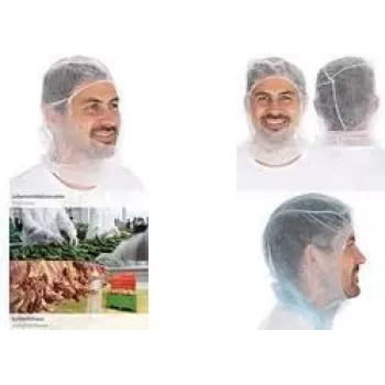 Bonetă de protecție PP Astro Industry HYGOSTAR, albă, mărime unică, 100 bucăți (13240)