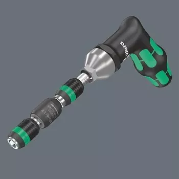 Mâner de șurubelniță purtător de biți Wera 05052501001 cu mandrină cu schimbare rapidă Rapidaptor, antrenare hexagonală 1/4 inch, prindere Kraftform multicomponent