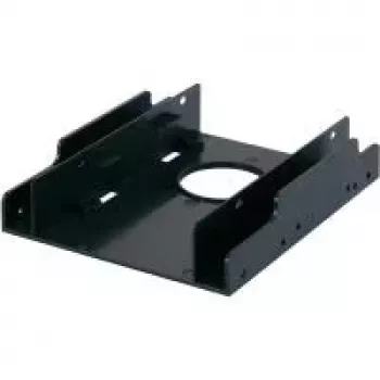 Cadru de montaj RENKFORCE HDA-252P de la 3,5 inch la 2x 2,5 inch HDD/SSD, metal, negru