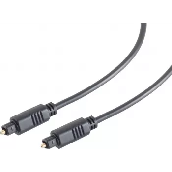 Cablu audio optic digital ShiverPeaks S/CONN maximum connectivity, Toslink tată la Toslink tată, 3,0 m, negru 69004-3.0
