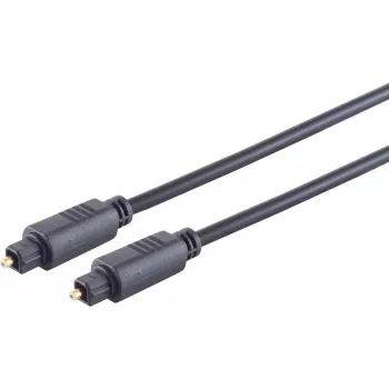 Cablu audio optic digital ShiverPeaks S/CONN maximum connectivity, Toslink tată la Toslink tată, 3,0 m, negru 69004-3.0