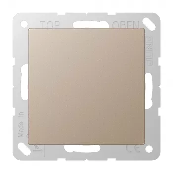 Capac orb JUNG A 594-0 CH (cu clips), termoplastic lăcuit, seria A, șampanie