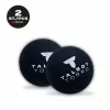 Minge de squash TALBOT torro, negru/roșu, medie, blister cu 2 bucăți cu punct roșu 251105