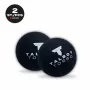 Minge de squash TALBOT torro, negru/roșu, medie, blister cu 2 bucăți cu punct roșu 251105