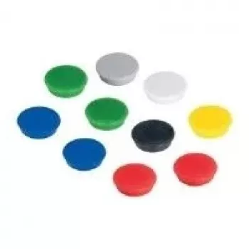 Magnet de fixare FRANKEN HM38 09, 1500 g, 38 mm, rotund, alb, capac din plastic, lăcuit, 1 buc.