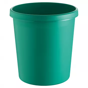Coș de gunoi rotund din plastic HELIT H61058-52 18L verde
