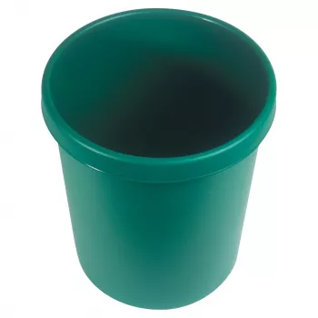 Coș de gunoi rotund din plastic HELIT H61058-52 18L verde