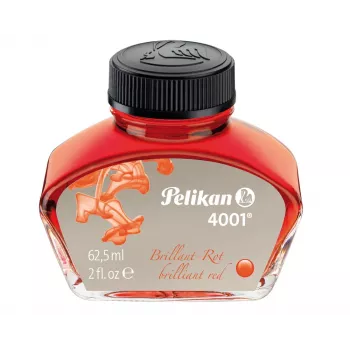 Cerneală Pelikan 4001 Brilliant Red, flacon 62,5 ml 329169