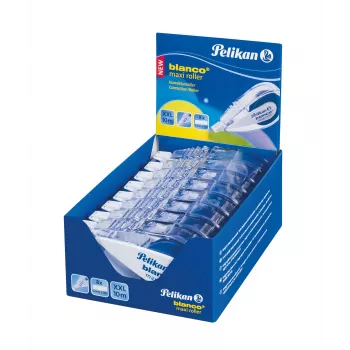 Corector cu bandă Pelikan blanco Maxi, 4,2 mm x 10 m, fără solvenți, alb 340315