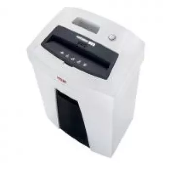 Distrugător de documente cu tăiere în fâșii HSM SECURIO C16 cu pre-distrugere, nivel de securitate P-2, fâșii de 6 mm, 15-17 coli, coș 25 L, negru 1901111