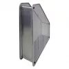 Suport pentru reviste din plasă HELIT H2518000, DIN A4, sârmă metalică argintie vopsită prin pulverizare, 1 bucată