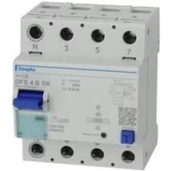 Întrerupător automat de curent rezidual Doepke DFS4 100-4/0.30-B SK (RCCB), 4 poli, 100 A, 300 mA, tip B 09166998