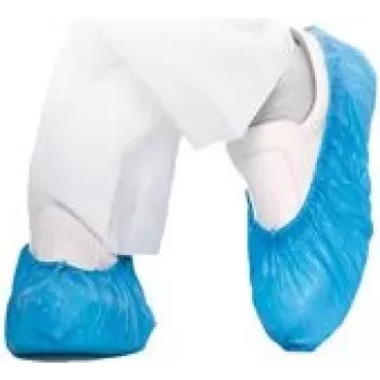 Galosch de protecție CPE HYGOSTAR HYGOMAT albastru, 0,06 mm, mărime unică, pentru intrare în cameră curată – 1 bucată (2850H)