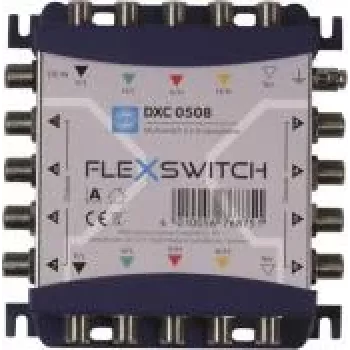 Multiswitch WISI DXC0508 FLEXSWITCH 5 în 8 cascadabil SAT/TERR 76875