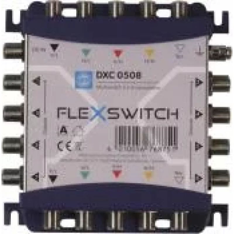 Multiswitch WISI DXC0508 FLEXSWITCH 5 în 8 cascadabil SAT/TERR 76875
