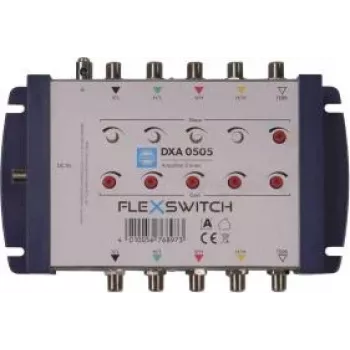 Amplificator de linie WISI FLEXSWITCH DXA0505 4xSAT/1xTERR pentru cascade de multiswitch