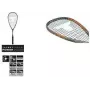 Rachetă de squash TALBOT TORRO Power 4000, negru/portocaliu, echilibrat ofensiv, construcție Y 251004