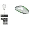 Rachetă de squash TALBOT TORRO Pro 6000, negru/verde, ofensiv, construcție Y, 1 bucată (251006)