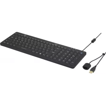 Tastatură industrială USB Renkforce IP68 neagră, protejată la stropire, etanșă la praf (iM-IKB106-BK)